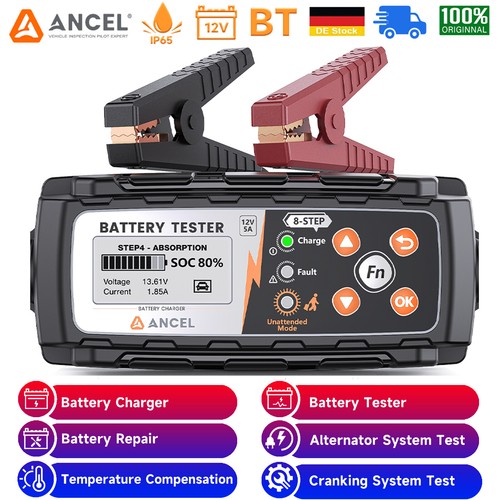 Ancel 12v auto batterietester - ancel,